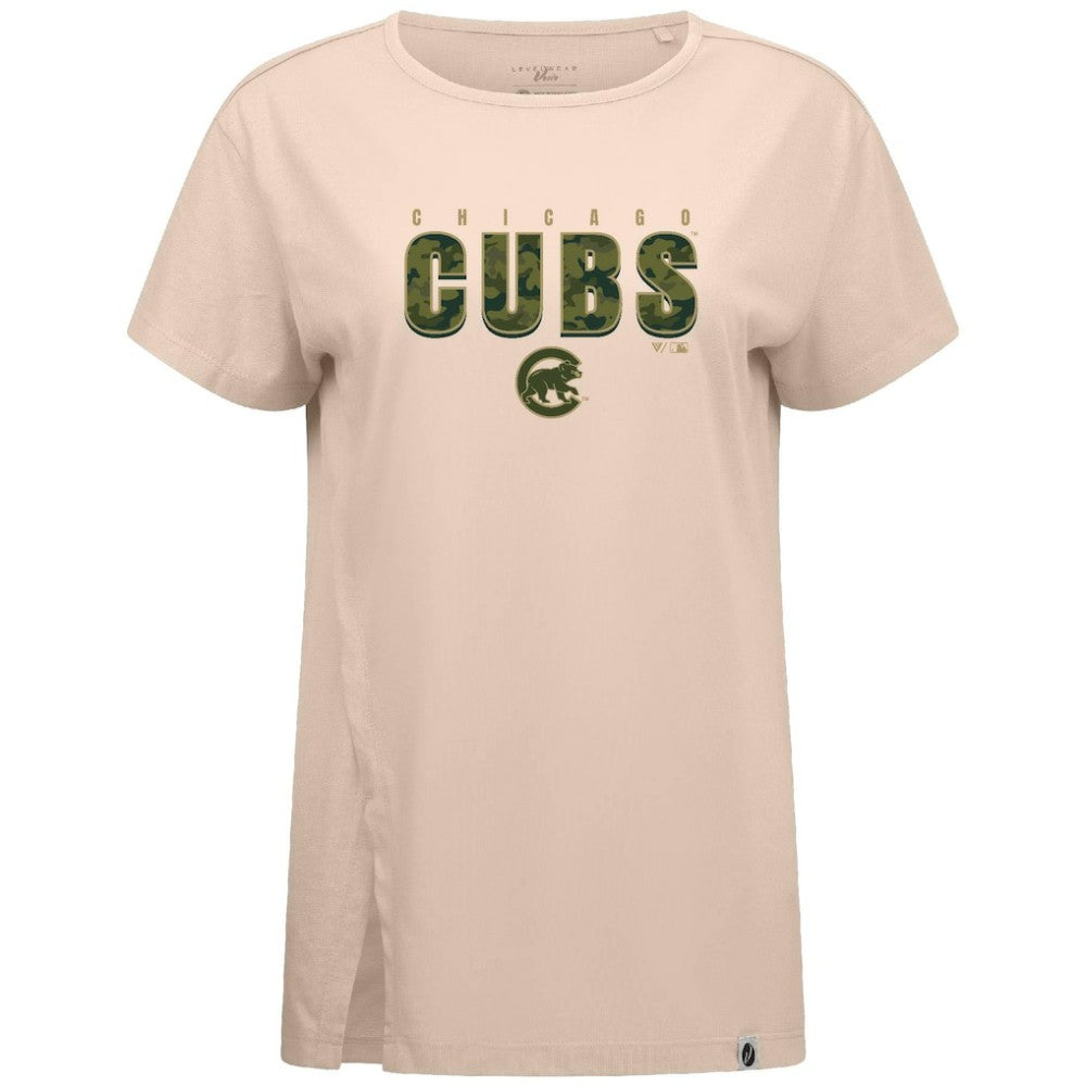 Chicago Cubs Levelwear Women's Influx Protect W T-Shirt Sale