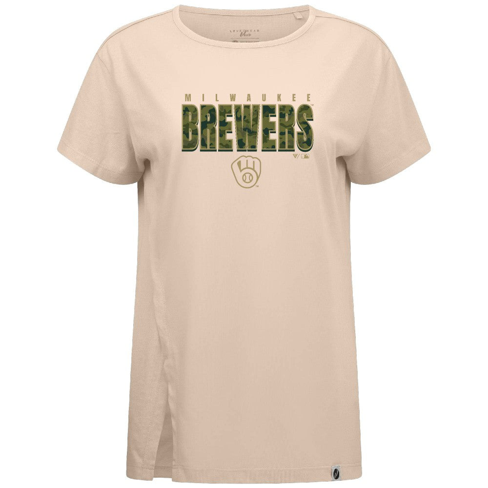 Milwaukee Brewers Levelwear Women's Influx Protect W T-Shirt Online
