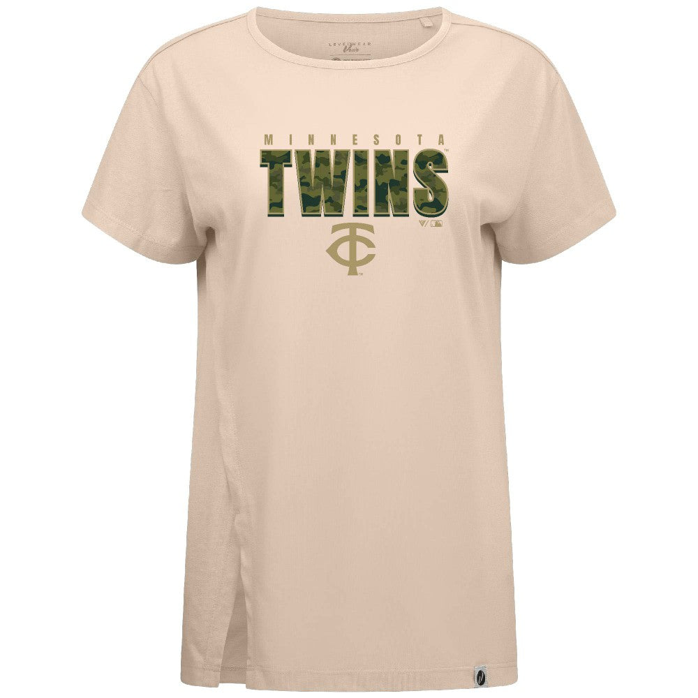 Minnesota Twins Levelwear Women's Influx Protect W T-Shirt Clearance