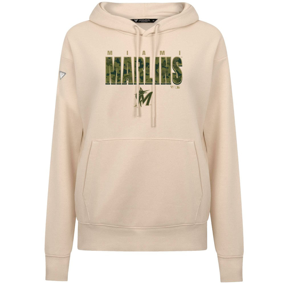 Miami Marlins Levelwear Women's Adorn Protect W Pullover Hoodie Lifestyle
