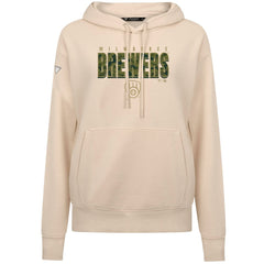 Milwaukee Brewers Levelwear Women's Adorn Protect W Pullover Hoodie On Sale