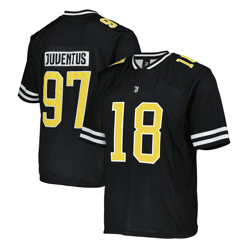 Fanatics Juventus Collegiate American Football Foundation Fashion Jerseys - Black