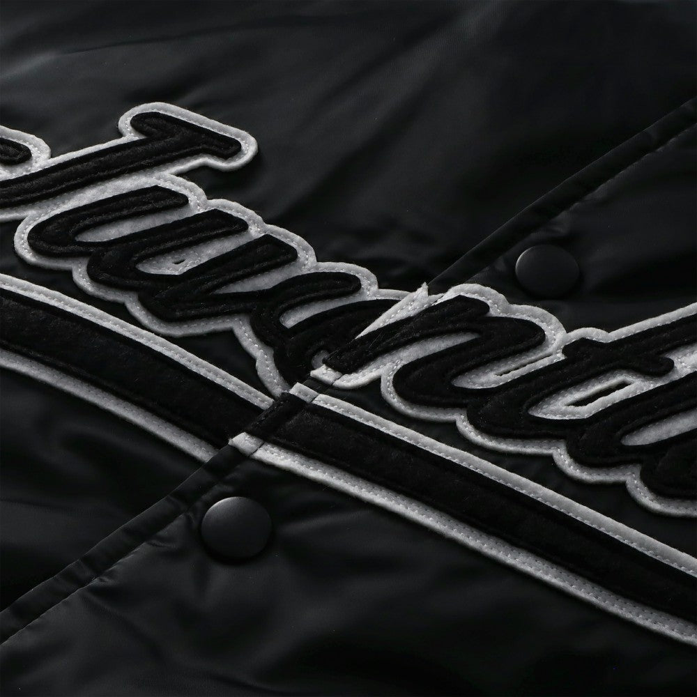 Fanatics Juventus Collegiate Sateen Full-Snap Jacket - Black