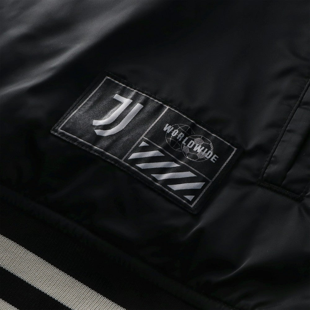Fanatics Juventus Collegiate Sateen Full-Snap Jacket - Black