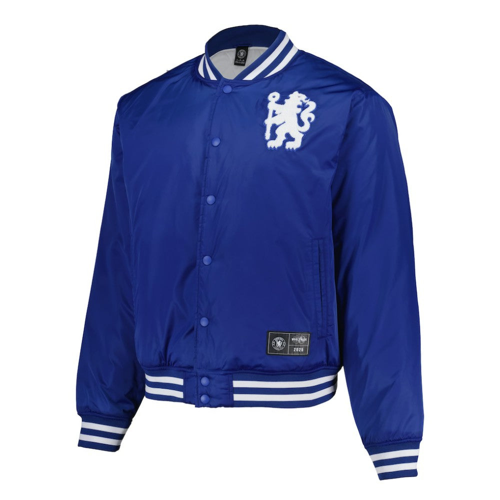 Fanatics Chelsea Collegiate Sateen Full-Snap Jacket - Royal