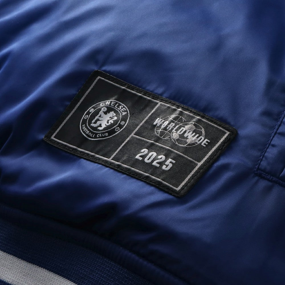 Fanatics Chelsea Collegiate Sateen Full-Snap Jacket - Royal