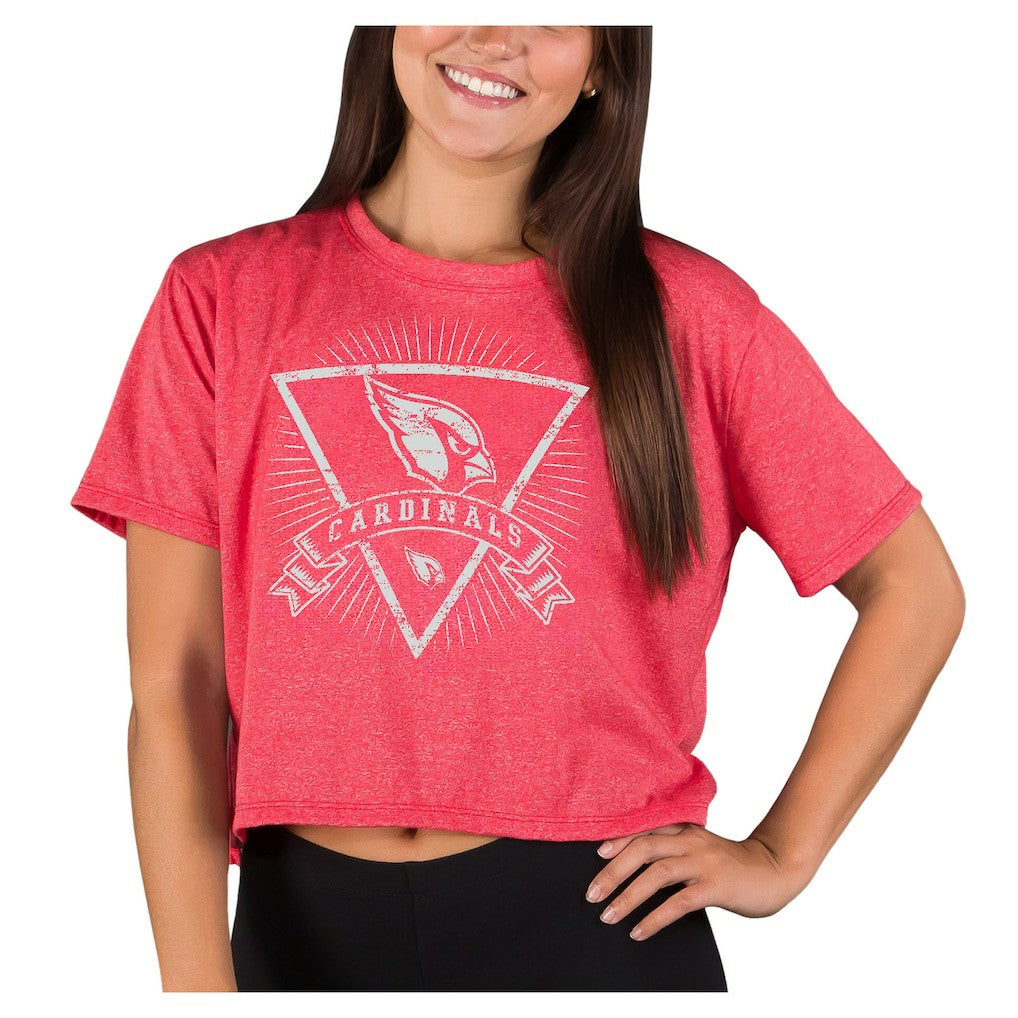 Arizona Cardinals Concepts Sport Women's Quest Knit Crop Top Cardinal - NFL