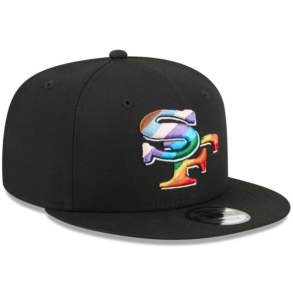 San Francisco 49ers New Era Pride 9FIFTY Snapback Hat Black - NFL