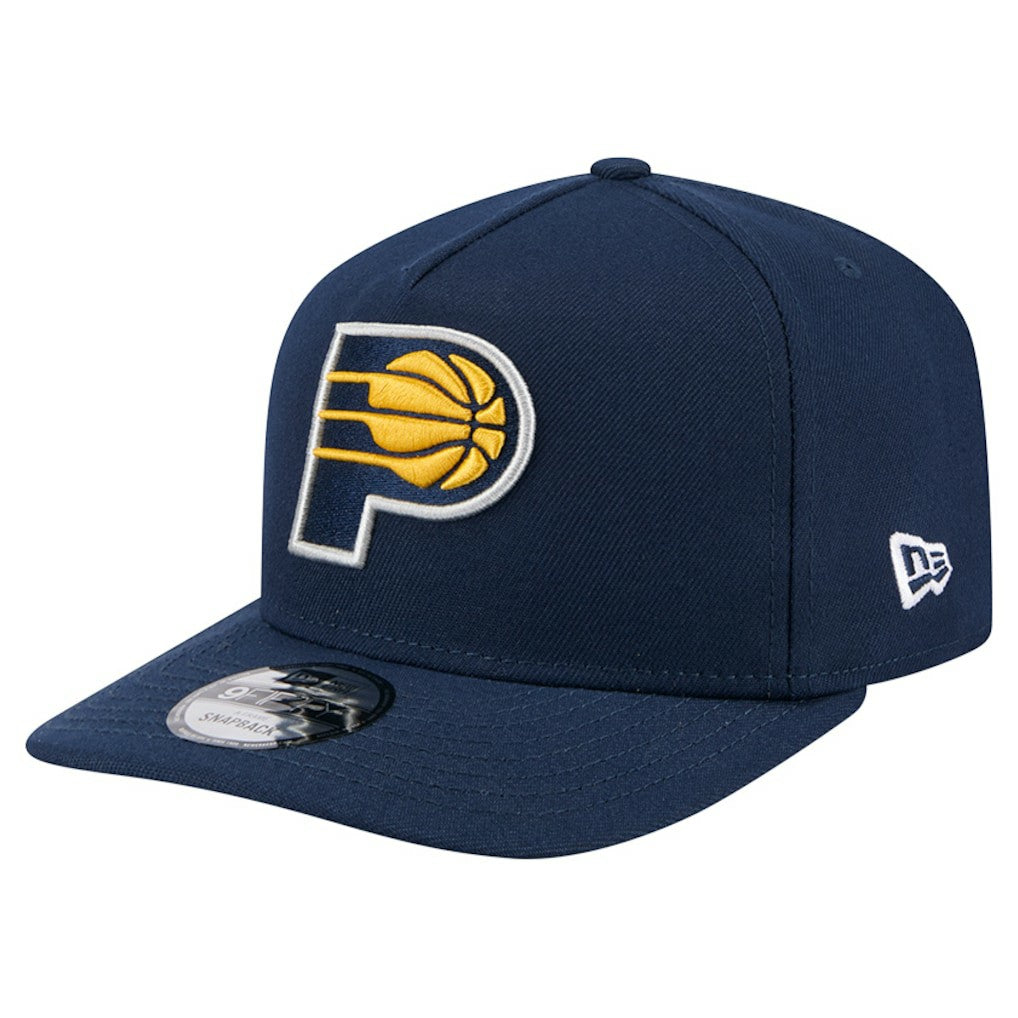 New Era - Indiana Pacers Core Logo A-Frame 9FIFTY Snapback Hat - Navy