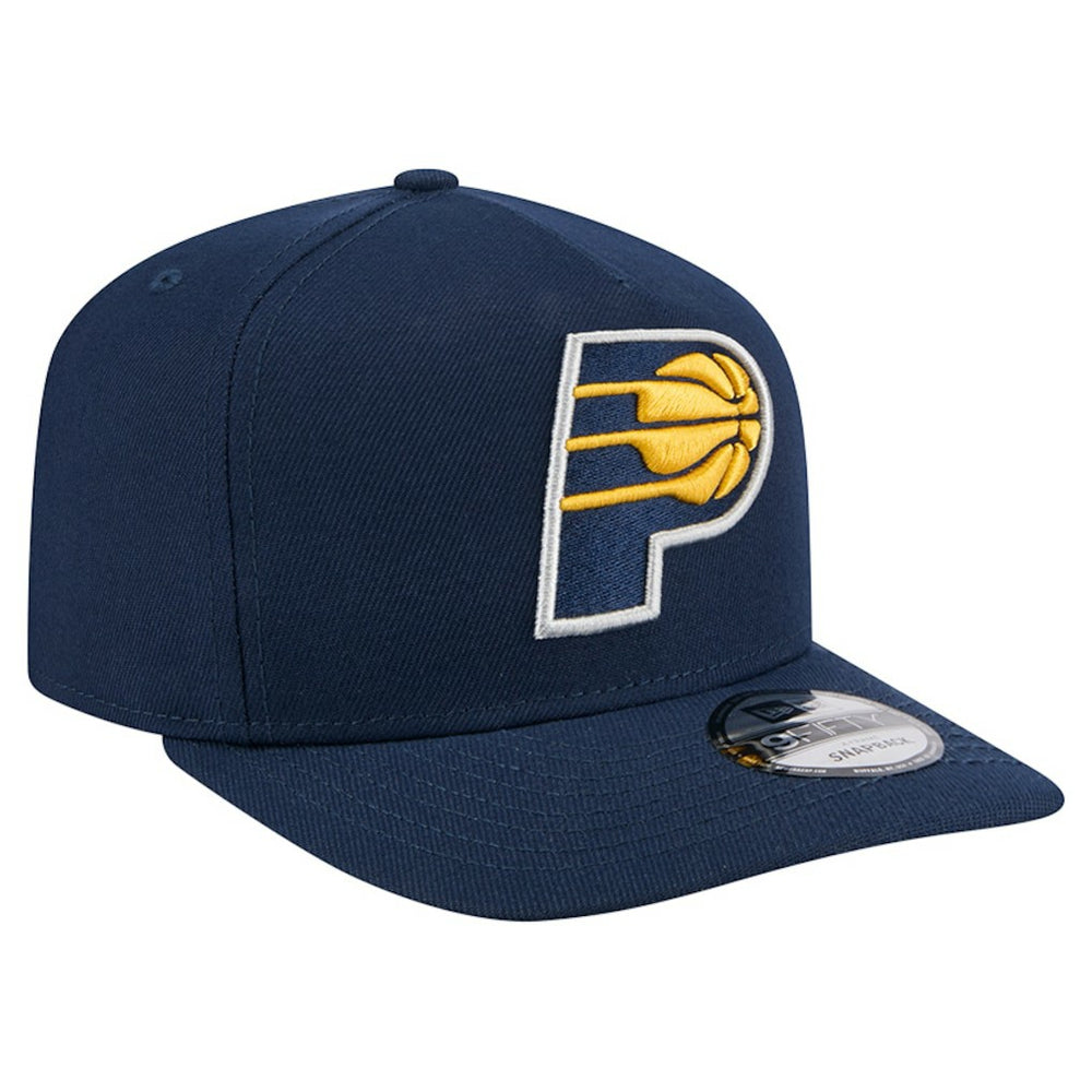 New Era - Indiana Pacers Core Logo A-Frame 9FIFTY Snapback Hat - Navy