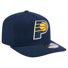 New Era - Indiana Pacers Core Logo A-Frame 9FIFTY Snapback Hat - Navy