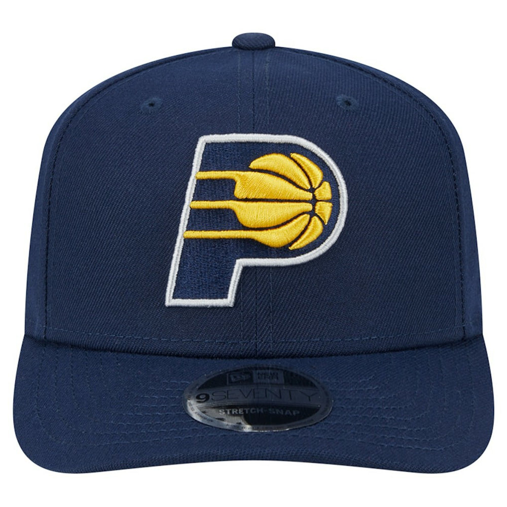 New Era - Indiana Pacers Core Logo 9SEVENTY Stretch-Snap Hat - Navy