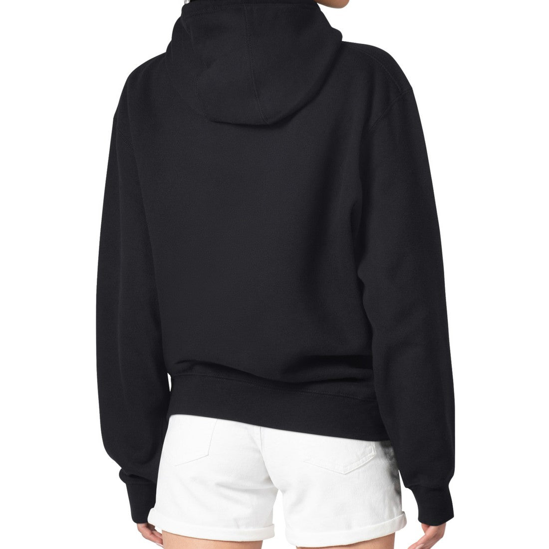 Denver Broncos G-III 4Her by Carl Banks Women's Metallic Print Football Sketch Fleece Pullover Hoodie Black - NFL