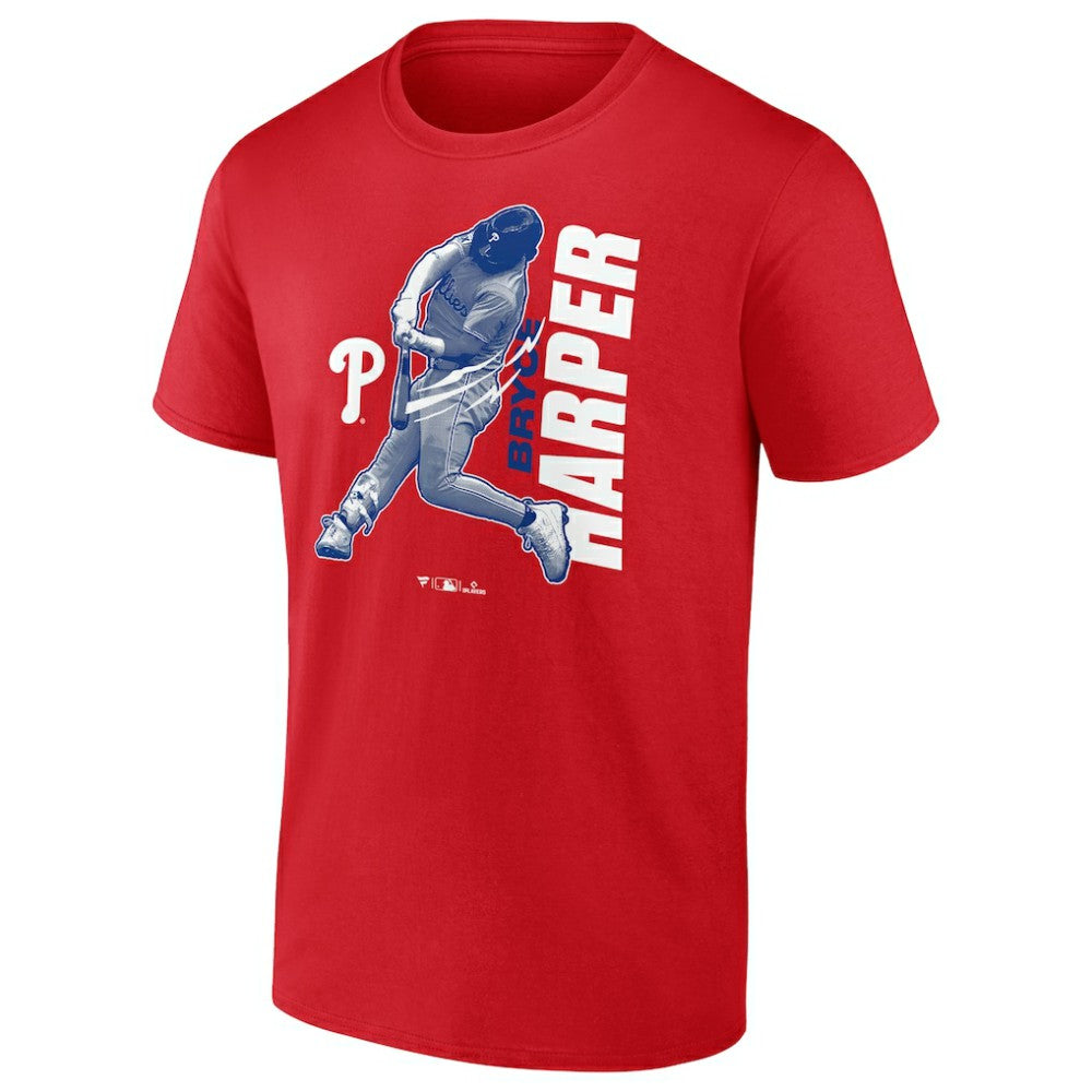 Bryce Harper Philadelphia Phillies Player Graphic T-Shirt Lifestyle