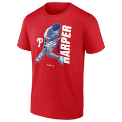 Bryce Harper Philadelphia Phillies Player Graphic T-Shirt Lifestyle