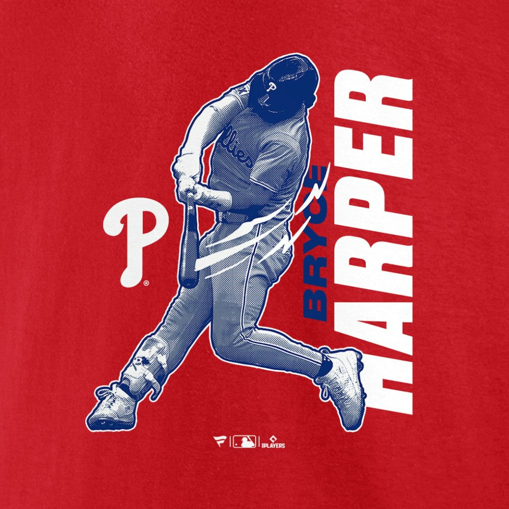 Bryce Harper Philadelphia Phillies Player Graphic T-Shirt Lifestyle