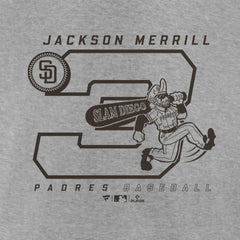 Jackson Merrill San Diego Padres Player Graphic T-Shirt for sale
