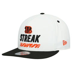 Cincinnati Bengals New Era STREAK Season Ticket Member 9FIFTY A-Frame Snapback Hat White - NFL
