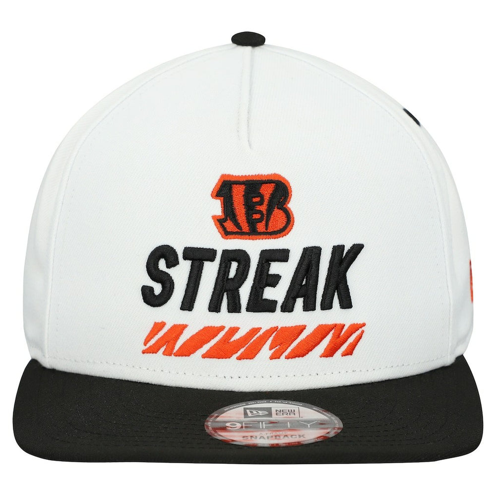 Cincinnati Bengals New Era STREAK Season Ticket Member 9FIFTY A-Frame Snapback Hat White - NFL