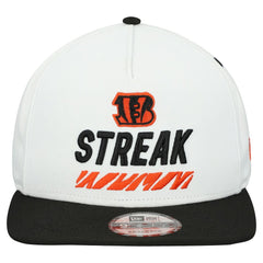 Cincinnati Bengals New Era STREAK Season Ticket Member 9FIFTY A-Frame Snapback Hat White - NFL