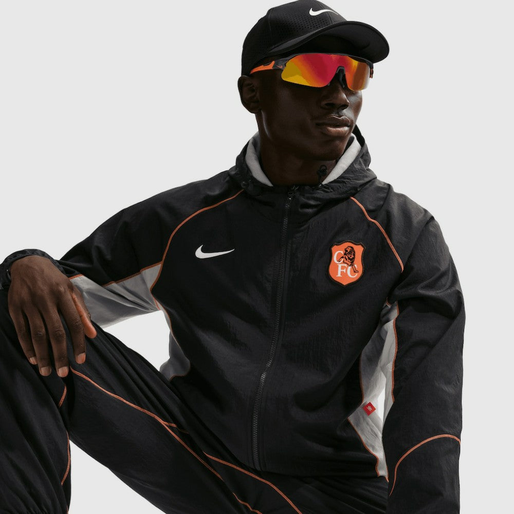 Nike Chelsea Strike+ Water-Repellent Full-Zip Hoodie - Gray