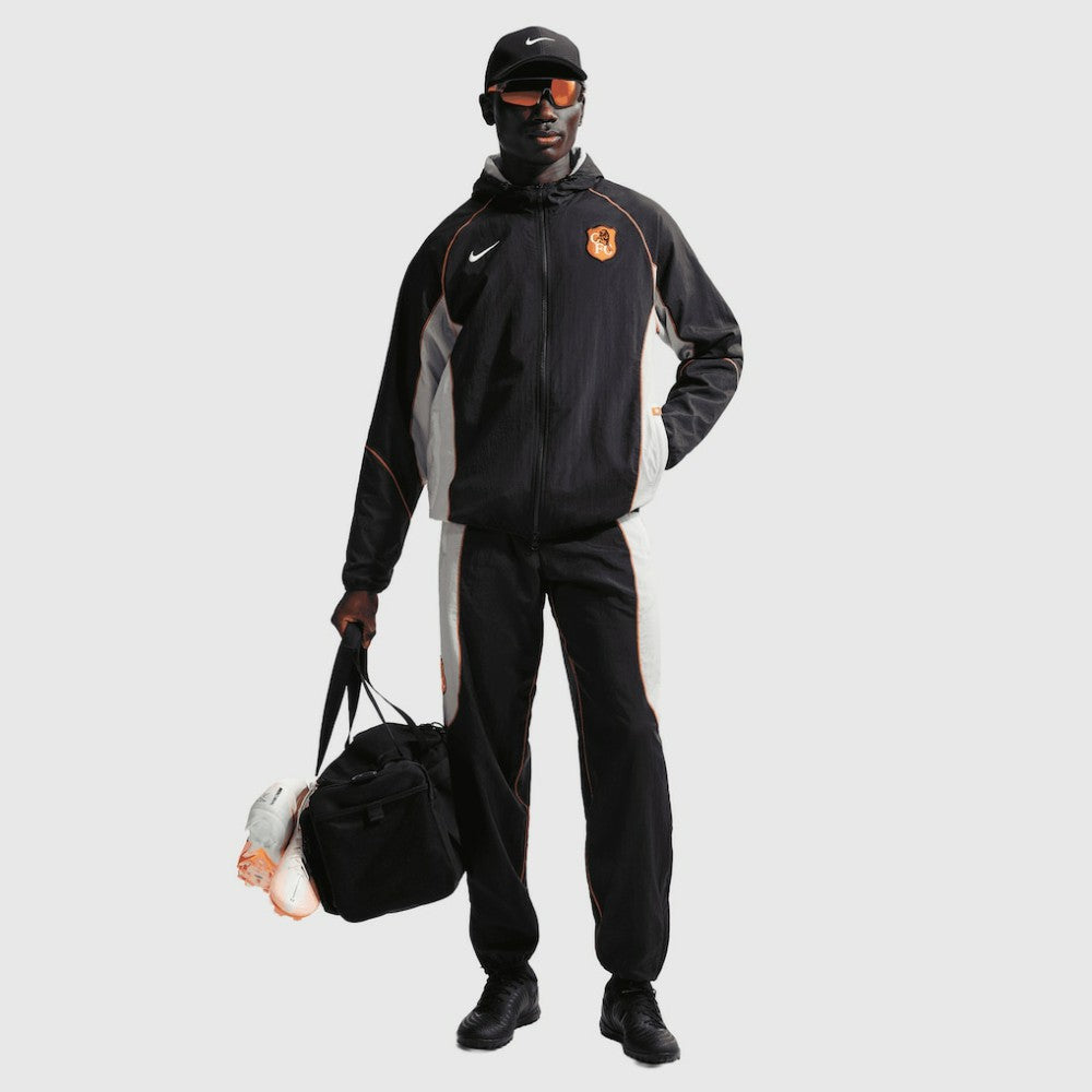 Nike Chelsea Strike+ Water-Repellent Full-Zip Hoodie - Gray