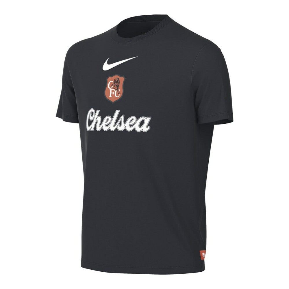Nike Chelsea Youth Crest T-Shirts - Black