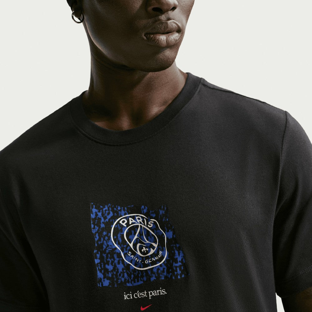 Nike Paris Saint-Germain Men's Banner T-Shirts - Black