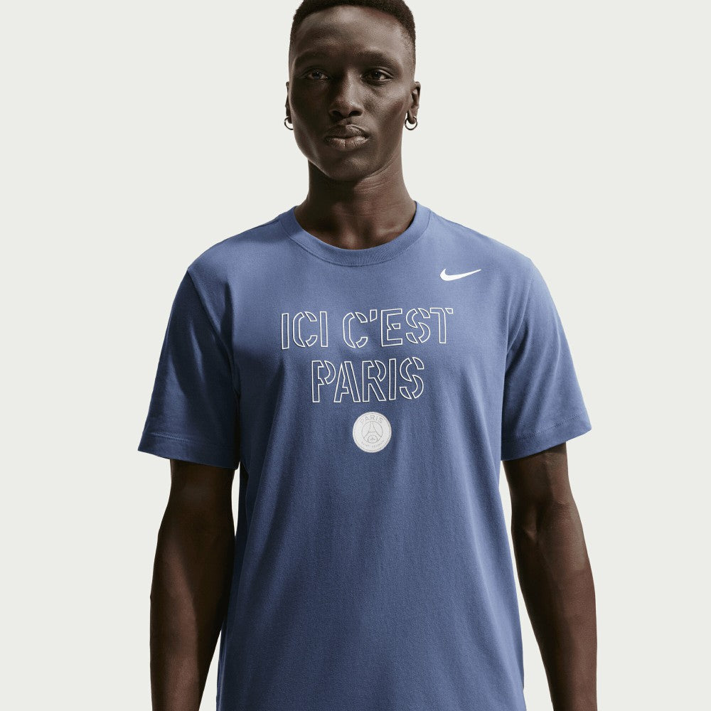 Nike Paris Saint-Germain Men's Team Pride T-Shirts - Blue