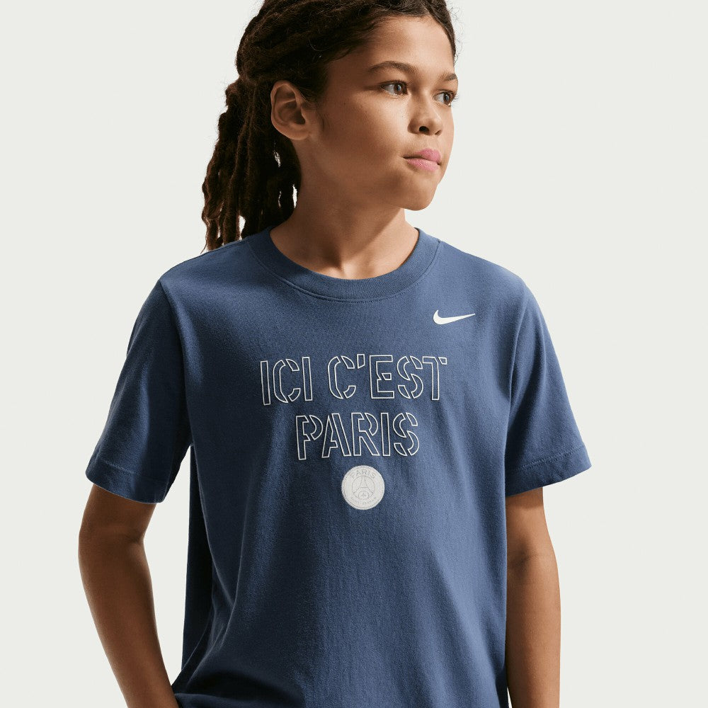 Nike Paris Saint-Germain Youth Team Pride T-Shirts - Blue