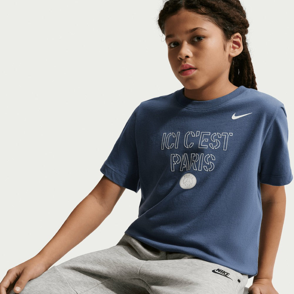 Nike Paris Saint-Germain Youth Team Pride T-Shirts - Blue