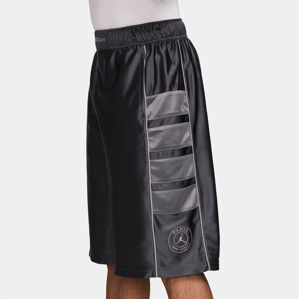 Jordan Paris Saint-Germain Jordan Brand Men's Cat Scratch Shorts - Black