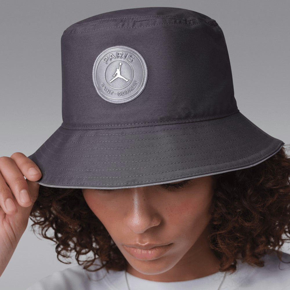 Jordan Paris Saint-Germain Jordan Brand Unisex Apex Bucket Hat - Dark Grey