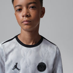 Jordan Paris Saint-Germain Jordan Brand Youth Long Sleeve Pre-Match Dri-FIT Top - Gray