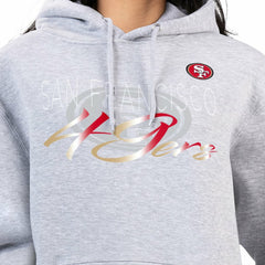 San Francisco 49ers G-III 4Her by Carl Banks Women's Shadow Logo Fleece Pullover Hoodie Gray - NFL