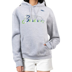 Seattle Seahawks G-III 4Her by Carl Banks Women's Shadow Logo Fleece Pullover Hoodie Gray - NFL