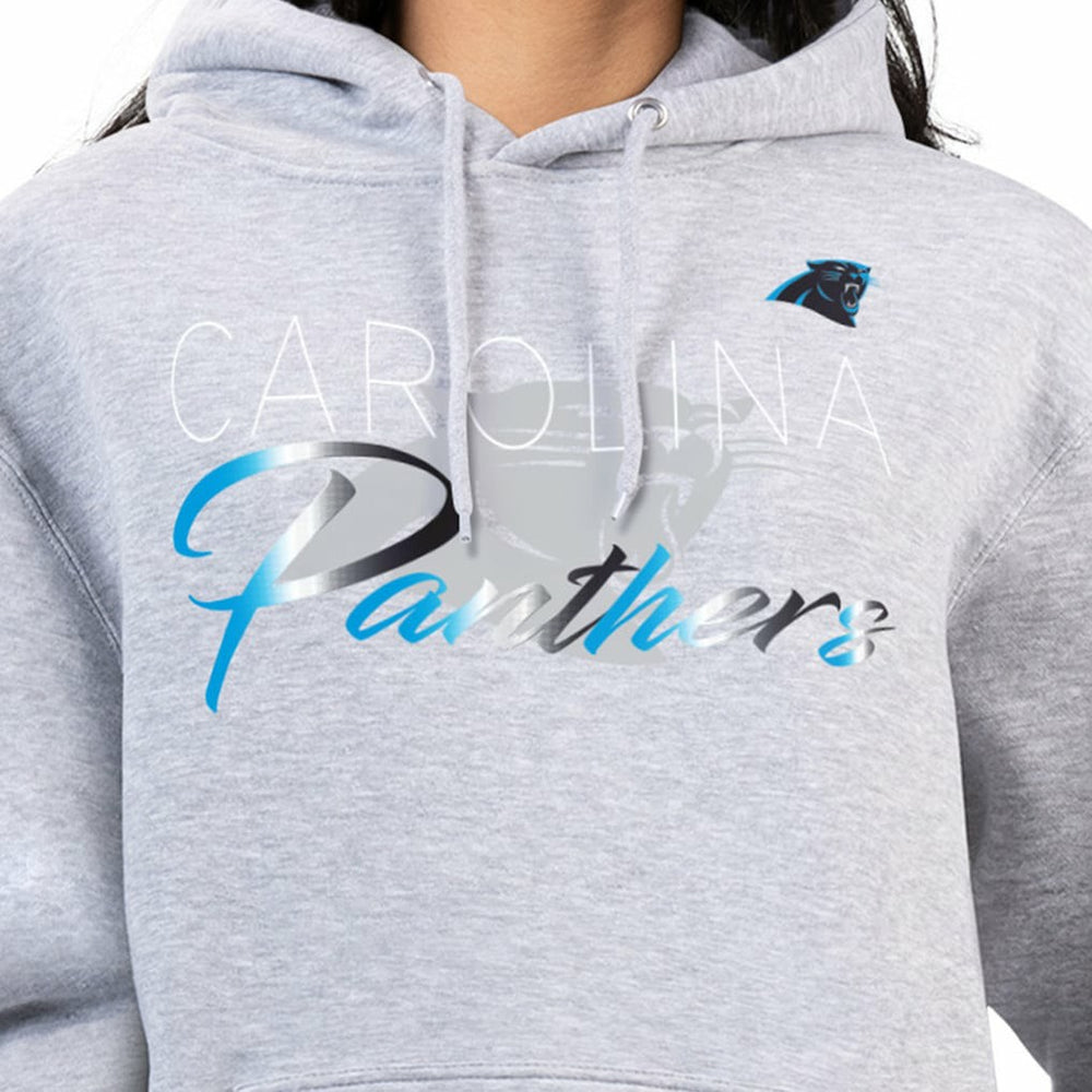 Carolina Panthers G-III 4Her by Carl Banks Women's Shadow Logo Fleece Pullover Hoodie Gray - NFL