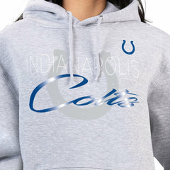 Indianapolis Colts G-III 4Her by Carl Banks Women's Shadow Logo Fleece Pullover Hoodie Gray - NFL