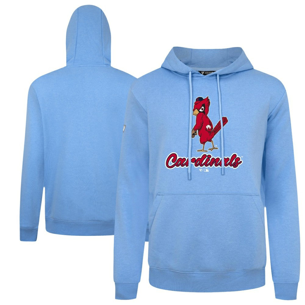 St. Louis Cardinals Levelwear Seeing Red Podium Pullover Hoodie On Sale