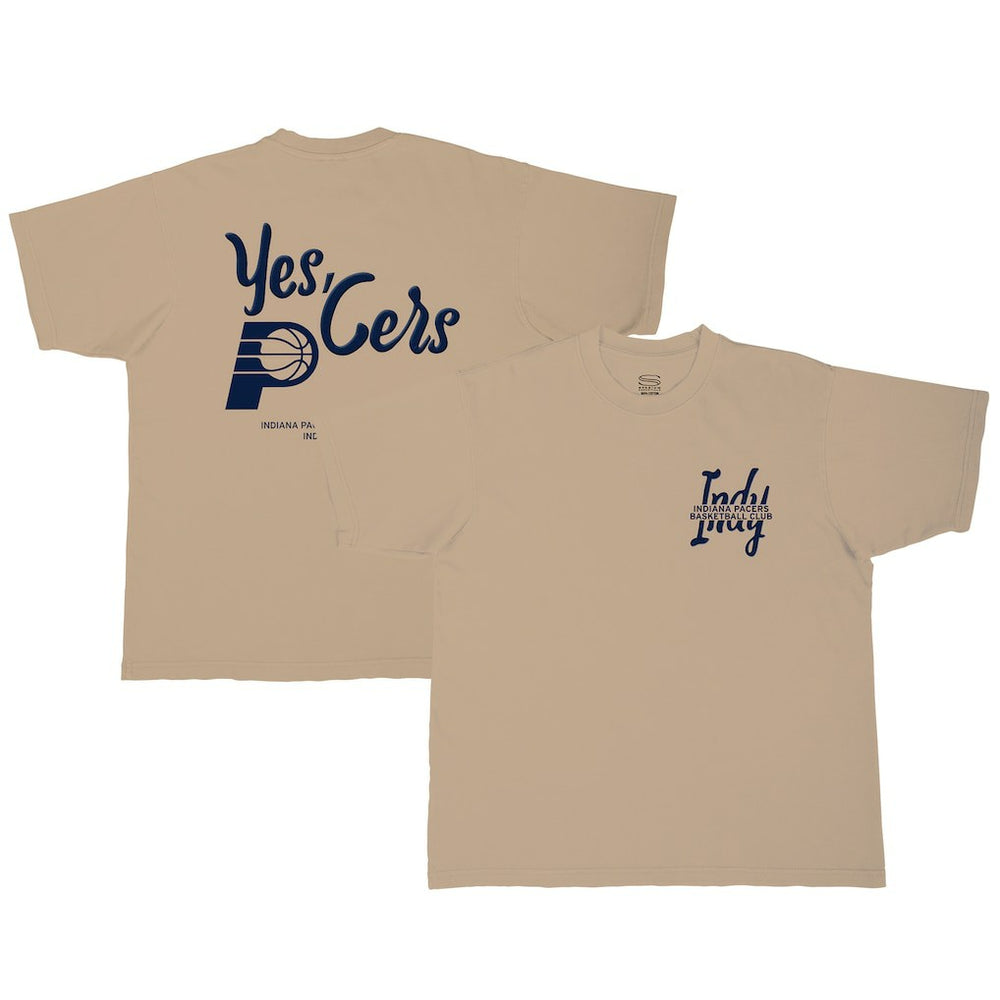 NBA - Indiana Pacers Stadium Essentials Unisex Urban T-Shirt - Tan