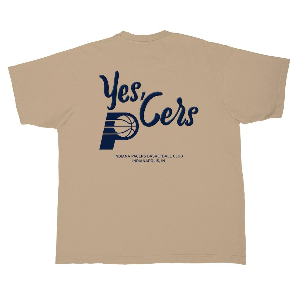 NBA - Indiana Pacers Stadium Essentials Unisex Urban T-Shirt - Tan