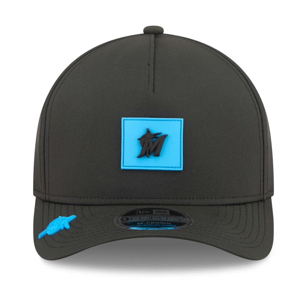 Miami Marlins New Era 2026 Clubhouse 9FORTY A-Frame Adjustable Hat On Sale