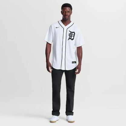 Detroit Tigers Nike Home Replica Jersey - White | MLB Jerseys