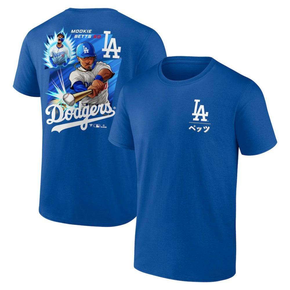 Mookie Betts Los Angeles Dodgers Anime Graphic T-Shirt for sale