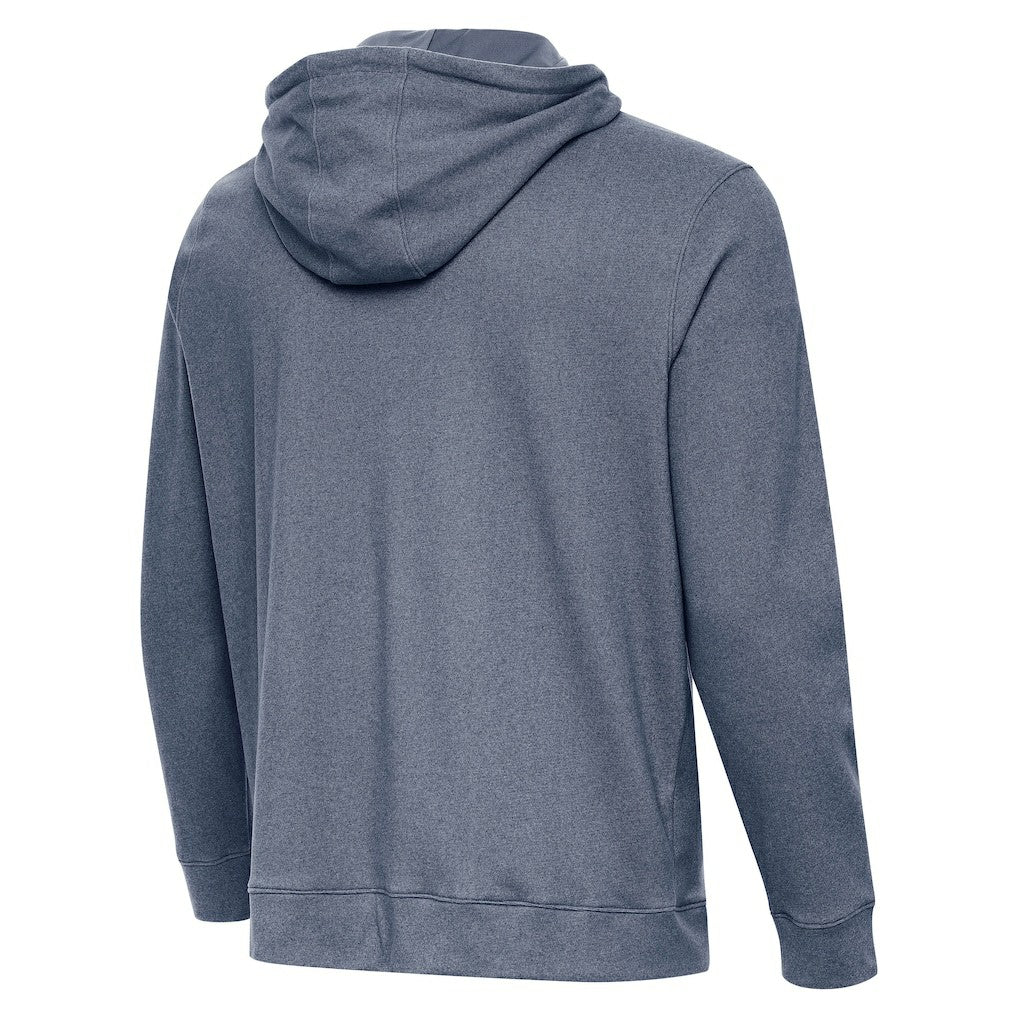 Seattle Seahawks Antigua 50th Season Cloud Pullover Hoodie Heather Navy - NFL