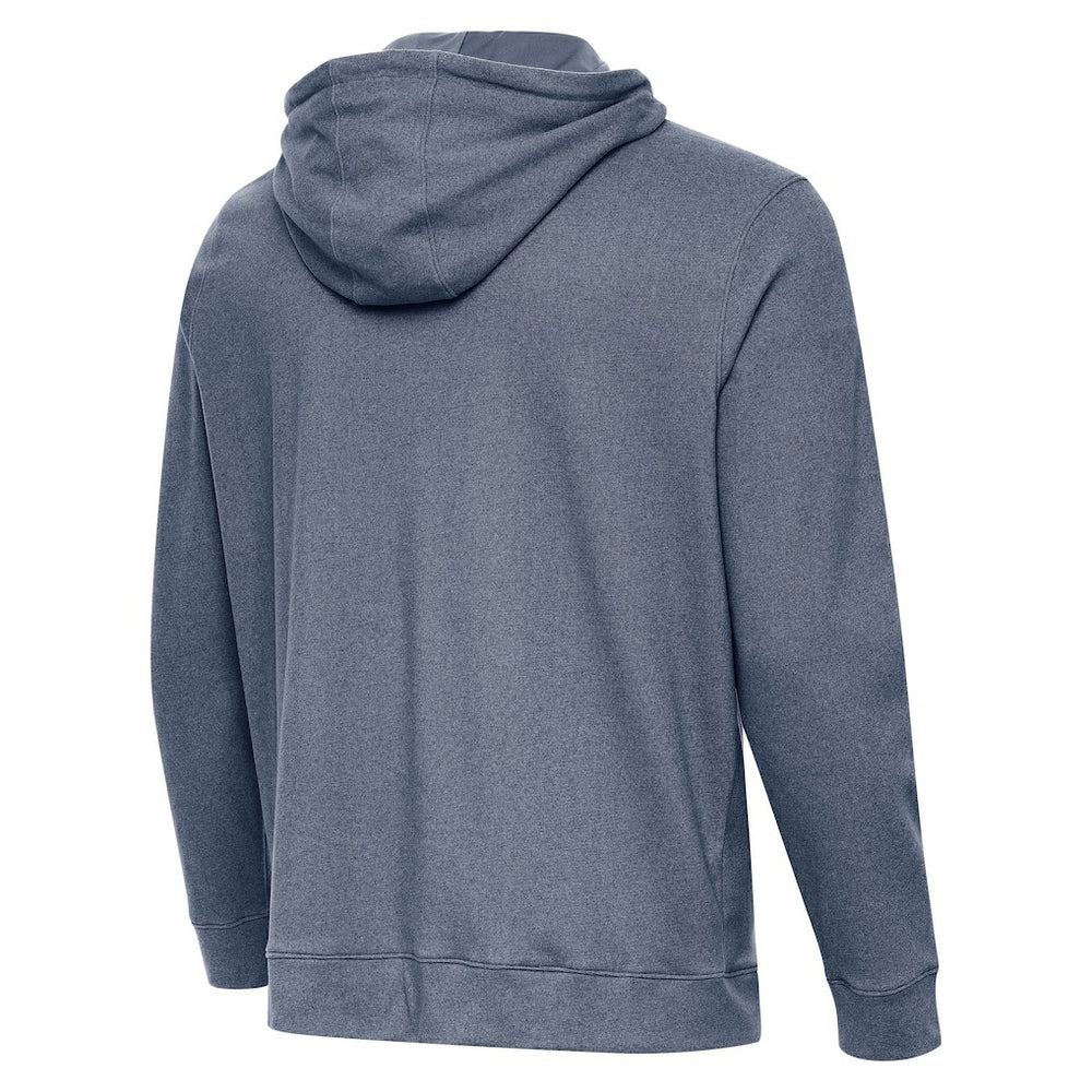 Seattle Seahawks Antigua 50th Season Cloud Pullover Hoodie Heather Navy - NFL