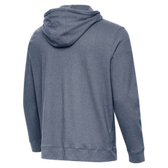 Seattle Seahawks Antigua 50th Season Cloud Pullover Hoodie Heather Navy - NFL