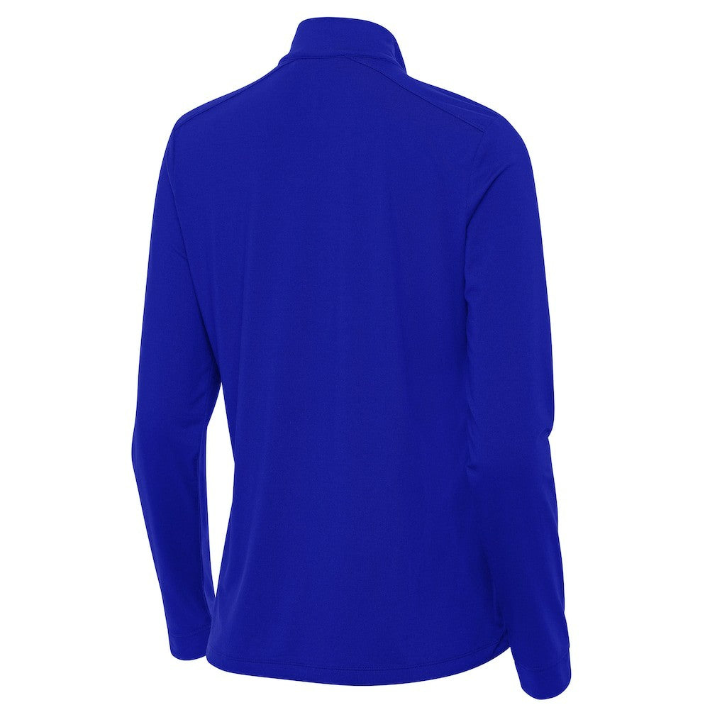 Seattle Seahawks Antigua Women's 50th Season Intent Quarter-Zip Pullover Royal - NFL