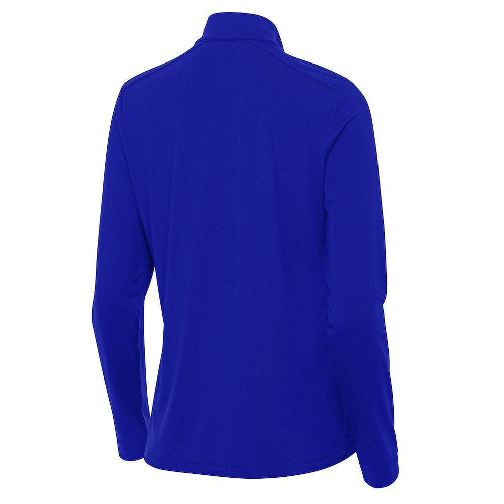 Seattle Seahawks Antigua Women's 50th Season Intent Quarter-Zip Pullover Royal - NFL