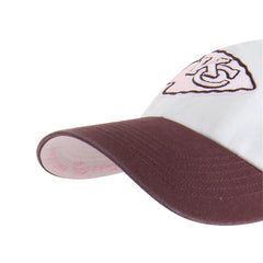 Kansas City Chiefs '47 Unisex Love Letter Clean Up Adjustable Hat Stone/Burgundy - 47 brand